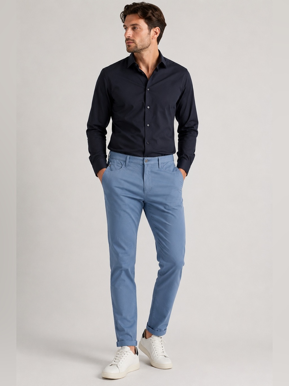 66. AG • NWT $180 USD Everett Stretch Sateen Slim Straight Pants 35/34 flawed
